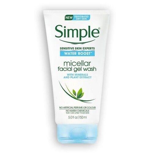 simple micellar face cleanser